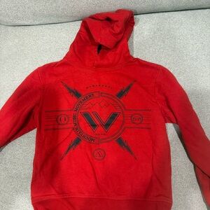 Shaun White Red Kids Hoodie with Graphic Design